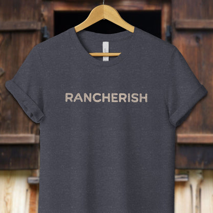 Unisex Shirt Adult T-Shirt / XS / Heather Navy Rancherish Shirt