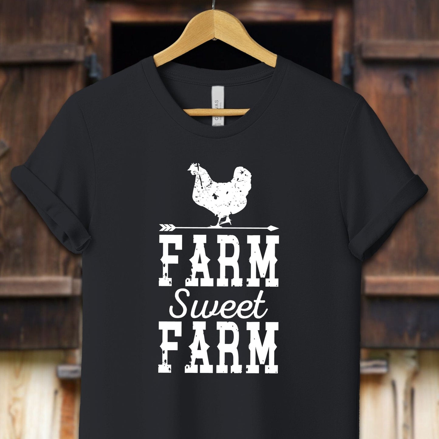 Unisex Shirt Adult T-Shirt / XS / Vintage Black Farm Sweet Farm Shirt