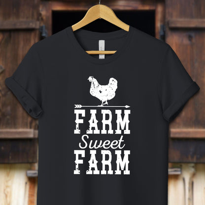 Unisex Shirt Adult T-Shirt / XS / Vintage Black Farm Sweet Farm Shirt