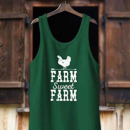 Unisex Shirt Adult Tank Top / XS / Kelly Farm Sweet Farm Shirt