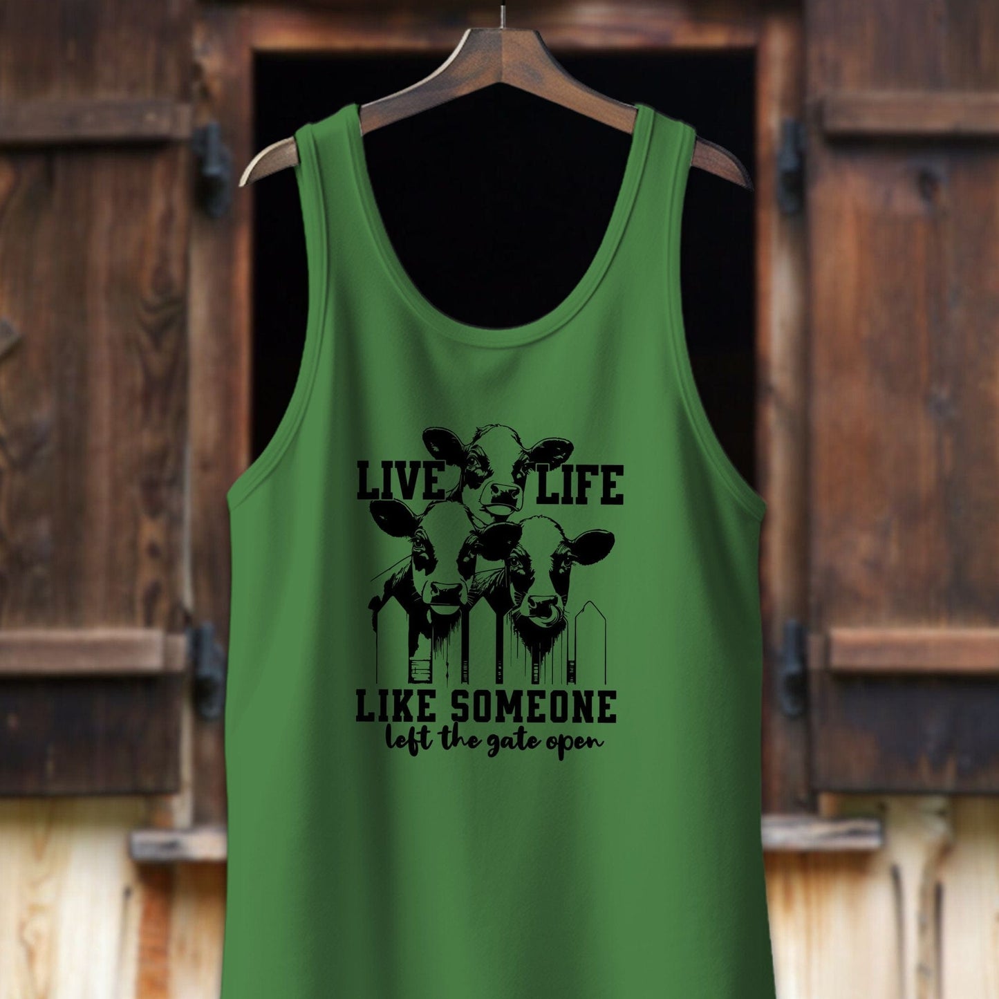 Unisex Shirt Adult Tank Top / XS / Leaf Live Life Like Shirt