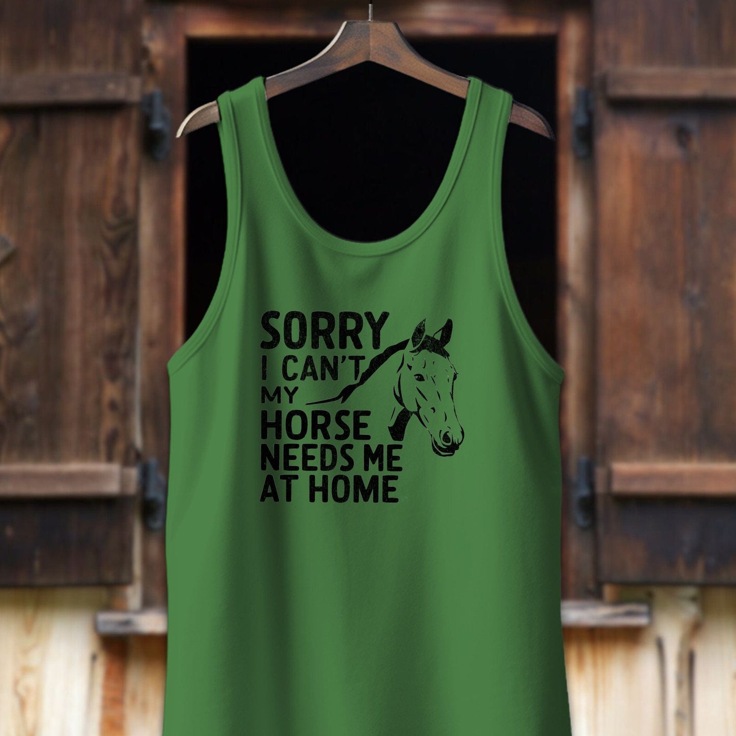 Unisex Shirt Adult Tank Top / XS / Leaf Sorry I Can't Shirt