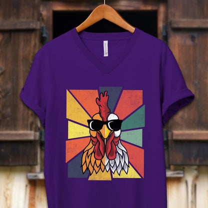 Unisex Shirt Cool Rooster Shirt