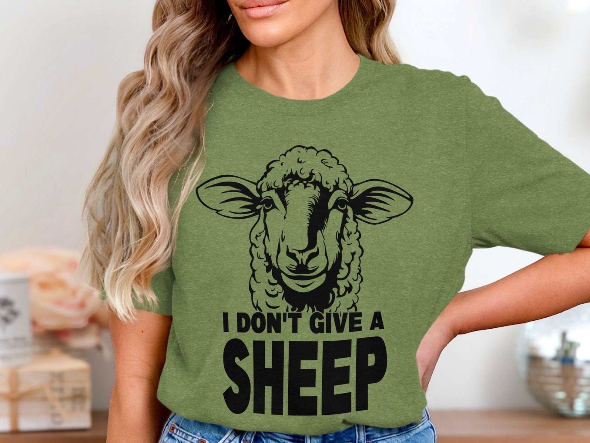 Unisex Shirt I Don't Give A Sheep Shirt