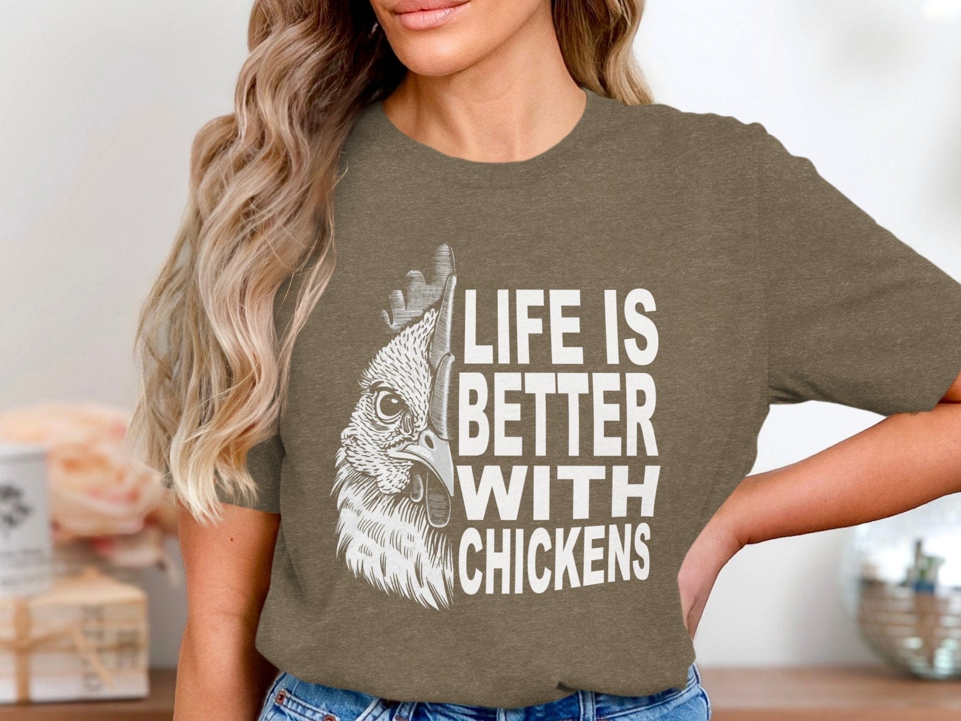 Unisex Shirt Life Is Better With Chickens Shirt