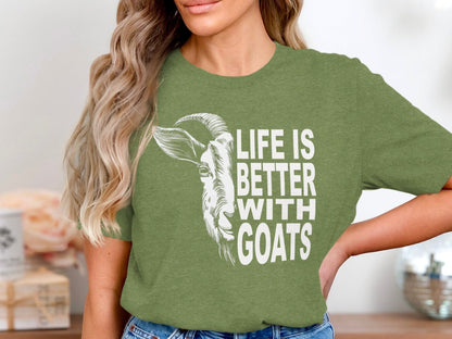 Unisex Shirt Life Is Better With Goats Shirt