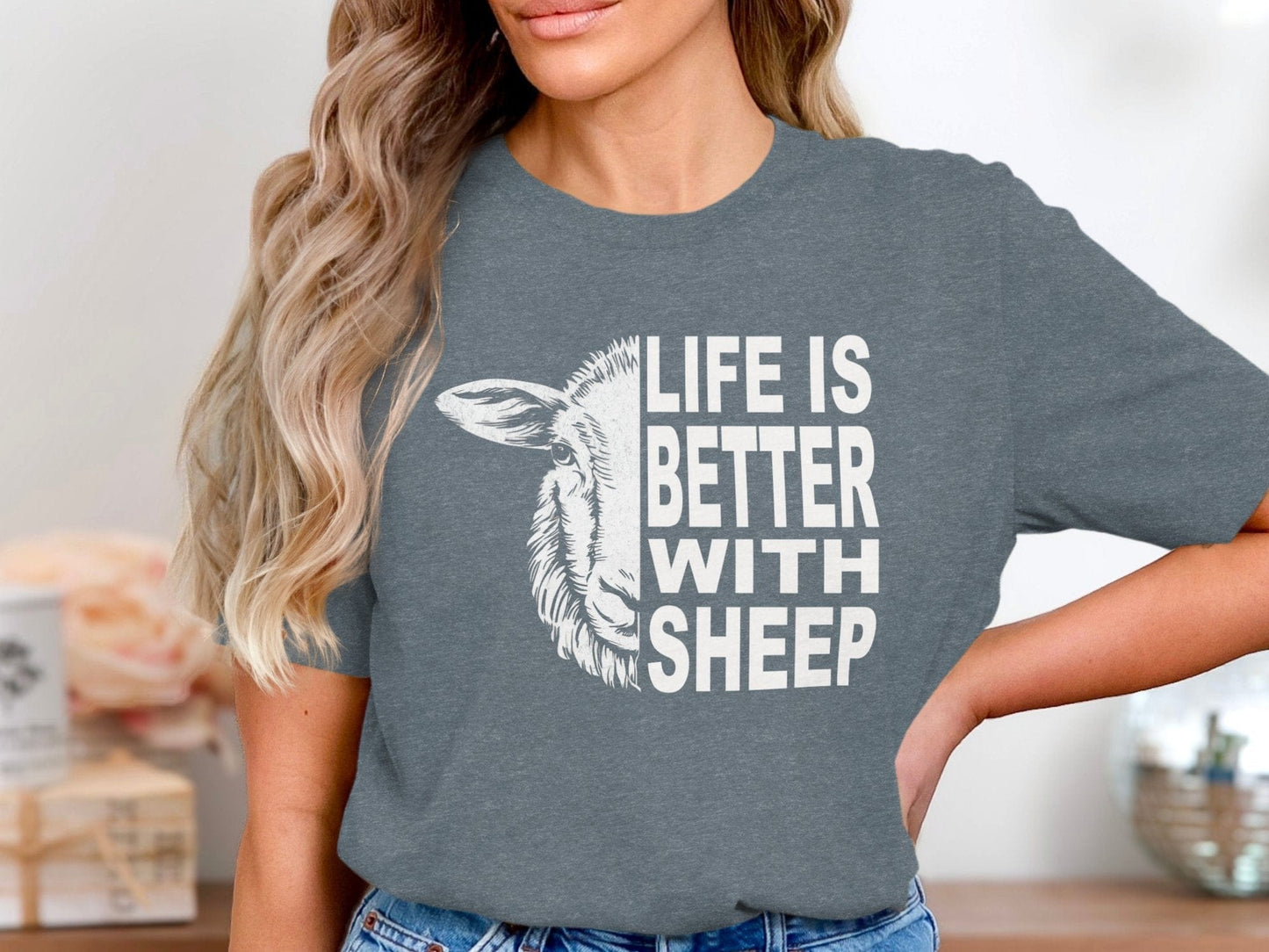 Unisex Shirt Life Is Better With Sheep Shirt