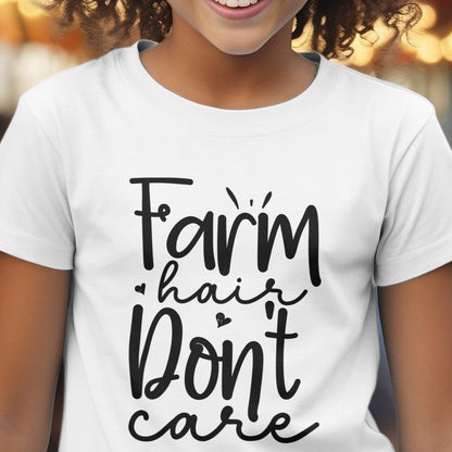 Youth Shirts Farm Hair Don't Care - Youth Shirt