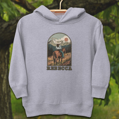 Youth Shirts Hooded Sweatshirt Toddler / 2T / Heather Personalized Horseback Adventure - Youth Shirt