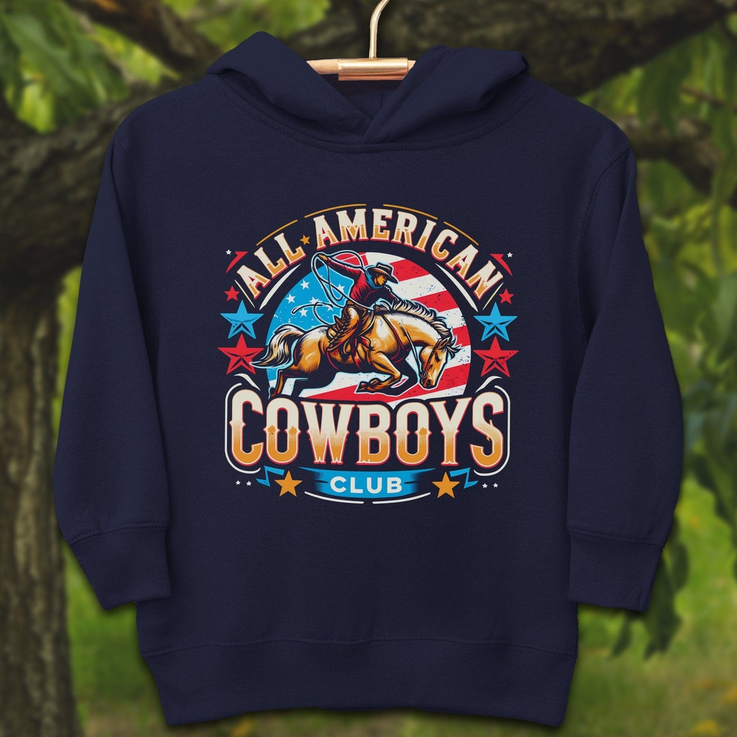 Youth Shirts Hooded Sweatshirt Toddler / 2T / Navy All American Cowboys Club - Youth Shirt