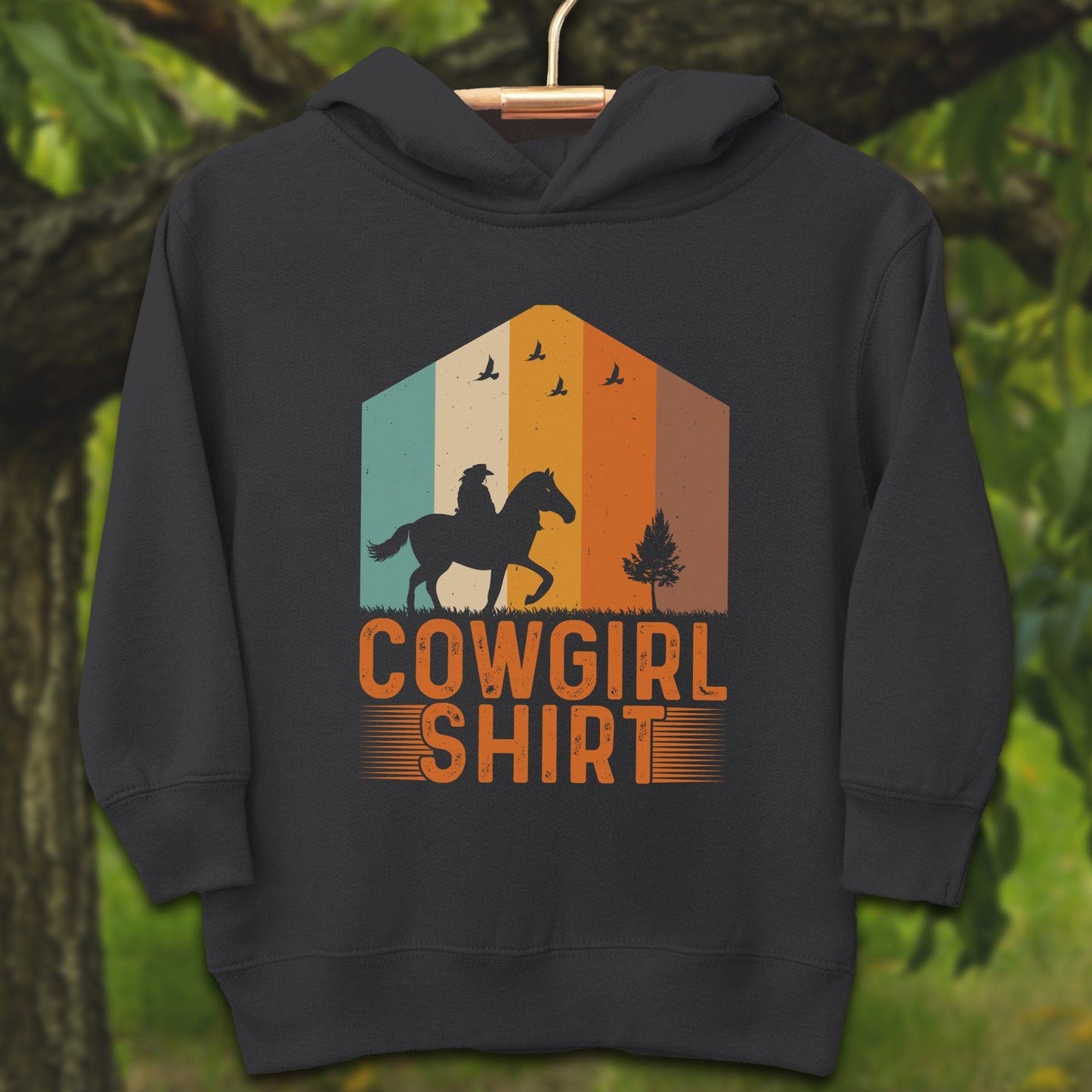 Youth Shirts Hooded Sweatshirt Toddler / 2T / Vintage Smoke Cowgirl - Youth Shirt