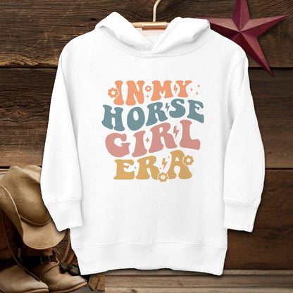 Youth Shirts Hooded Sweatshirt Toddler / White / 2T In My Horse Girl Era Shirt