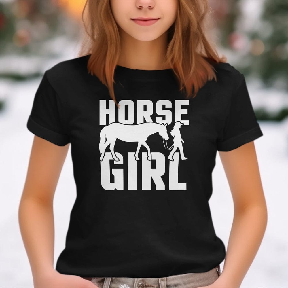 Youth Shirts Horse and Girl Shirt