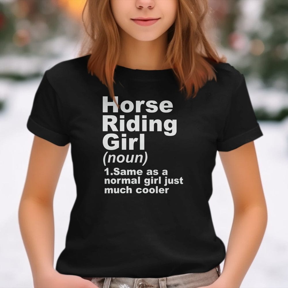 Youth Shirts Horse Riding Girl Definition Shirt