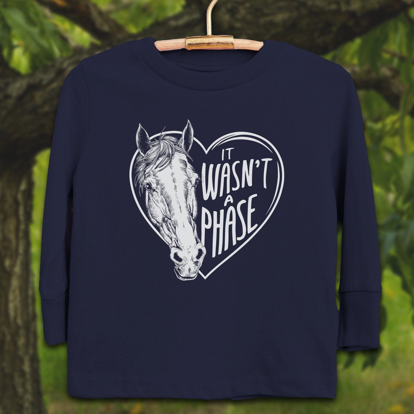 Youth Shirts Long Sleeve Toddler / 2T / Navy It Wasn't a Phase - Youth Shirt