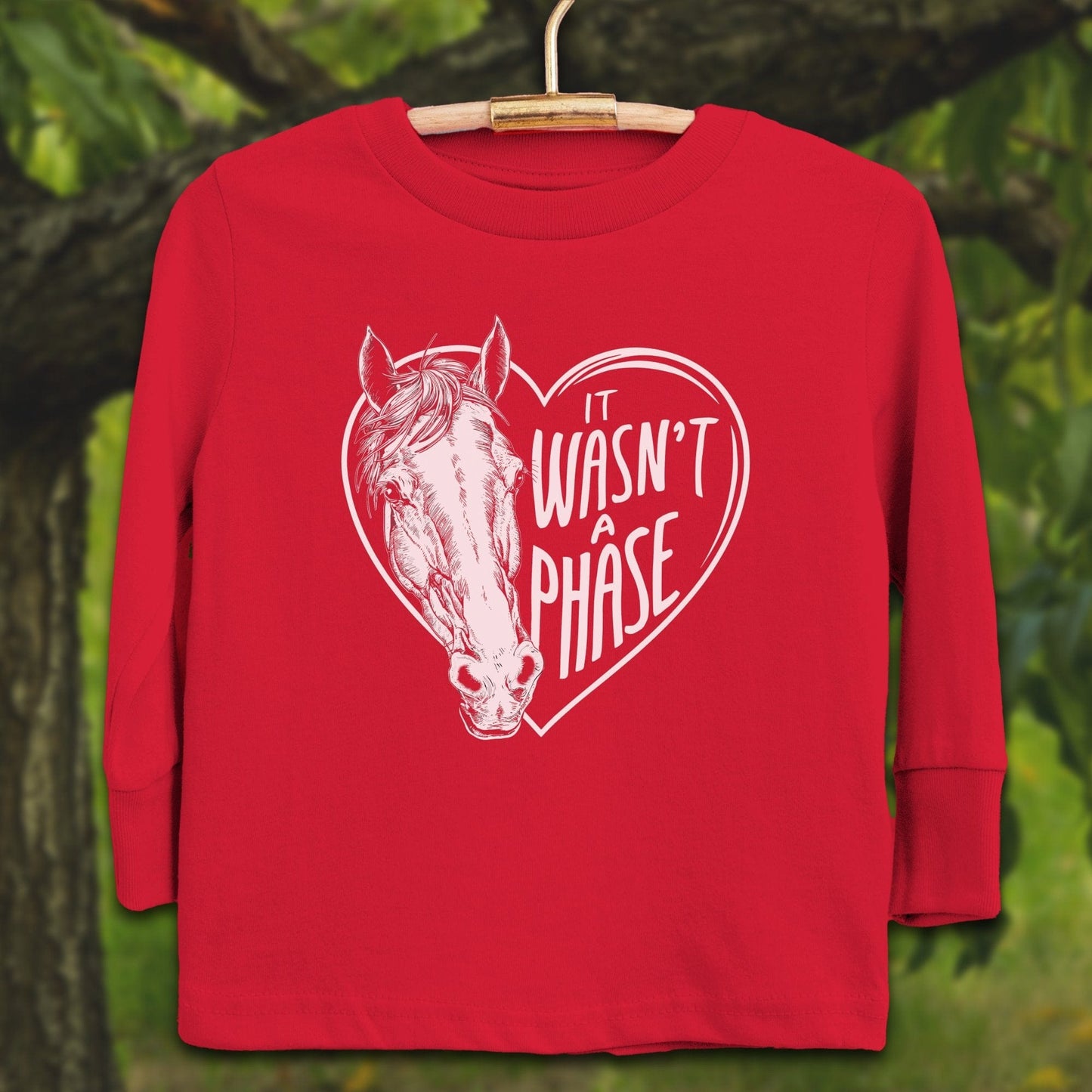 Youth Shirts Long Sleeve Toddler / 2T / Red It Wasn't a Phase - Youth Shirt