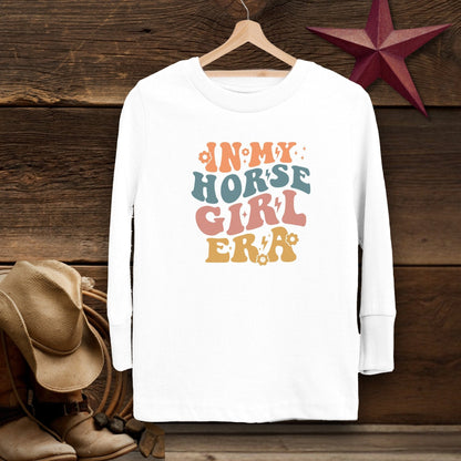 Youth Shirts Long Sleeve Toddler / White / 2T In My Horse Girl Era Shirt