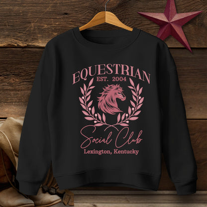 Youth Shirts Sweatshirt Youth / Black / S Equestrian Social Club - Youth Shirt