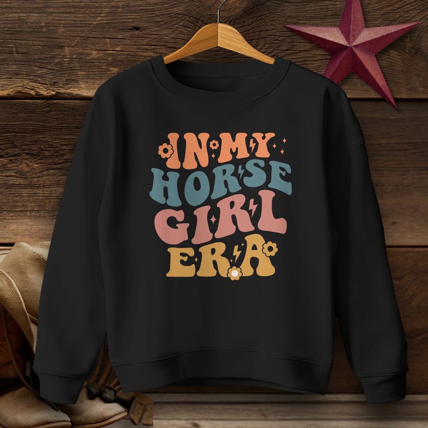 Youth Shirts Sweatshirt Youth / Black / S In My Horse Girl Era Shirt