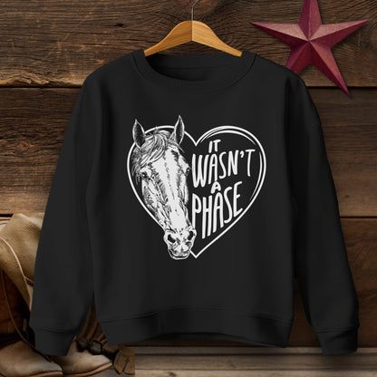 Youth Shirts Sweatshirt Youth / Black / XS It Wasn't a Phase - Youth Shirt