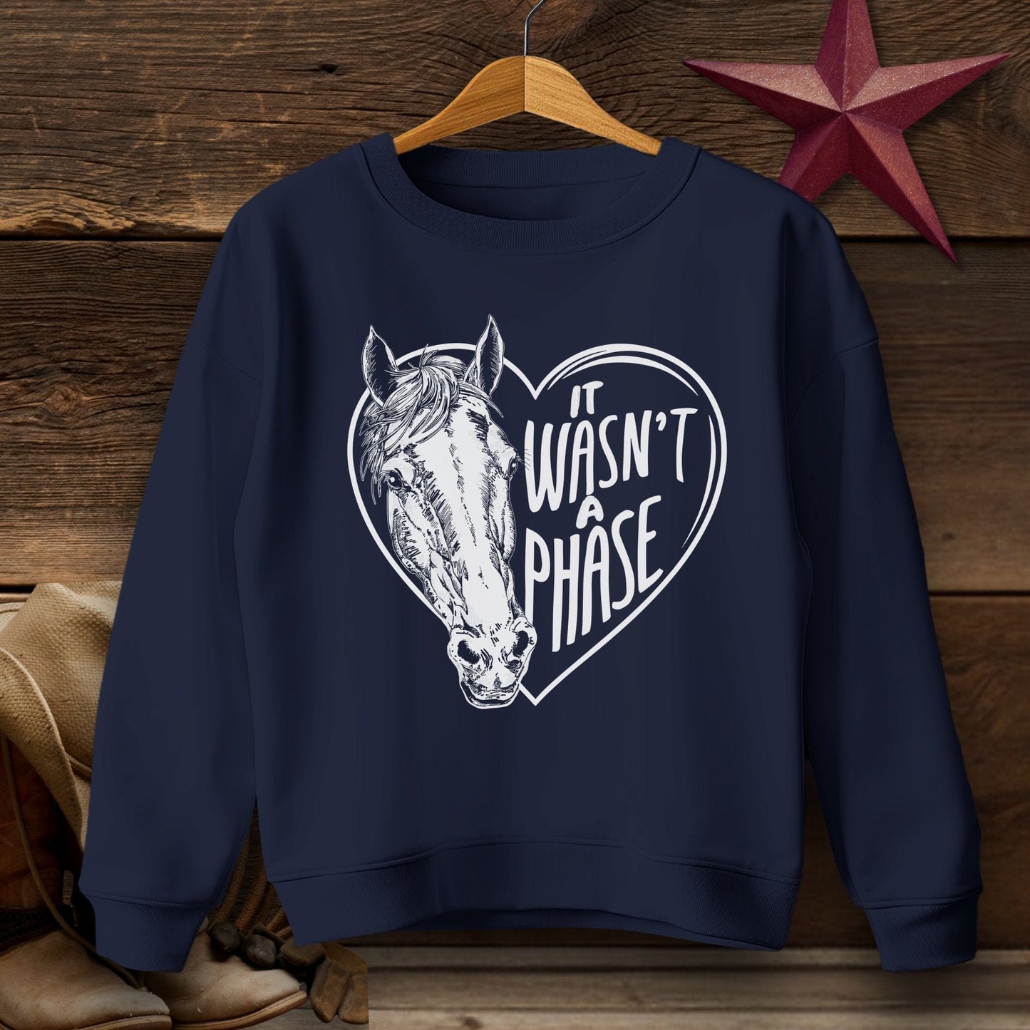 Youth Shirts Sweatshirt Youth / Navy / XS It Wasn't a Phase - Youth Shirt