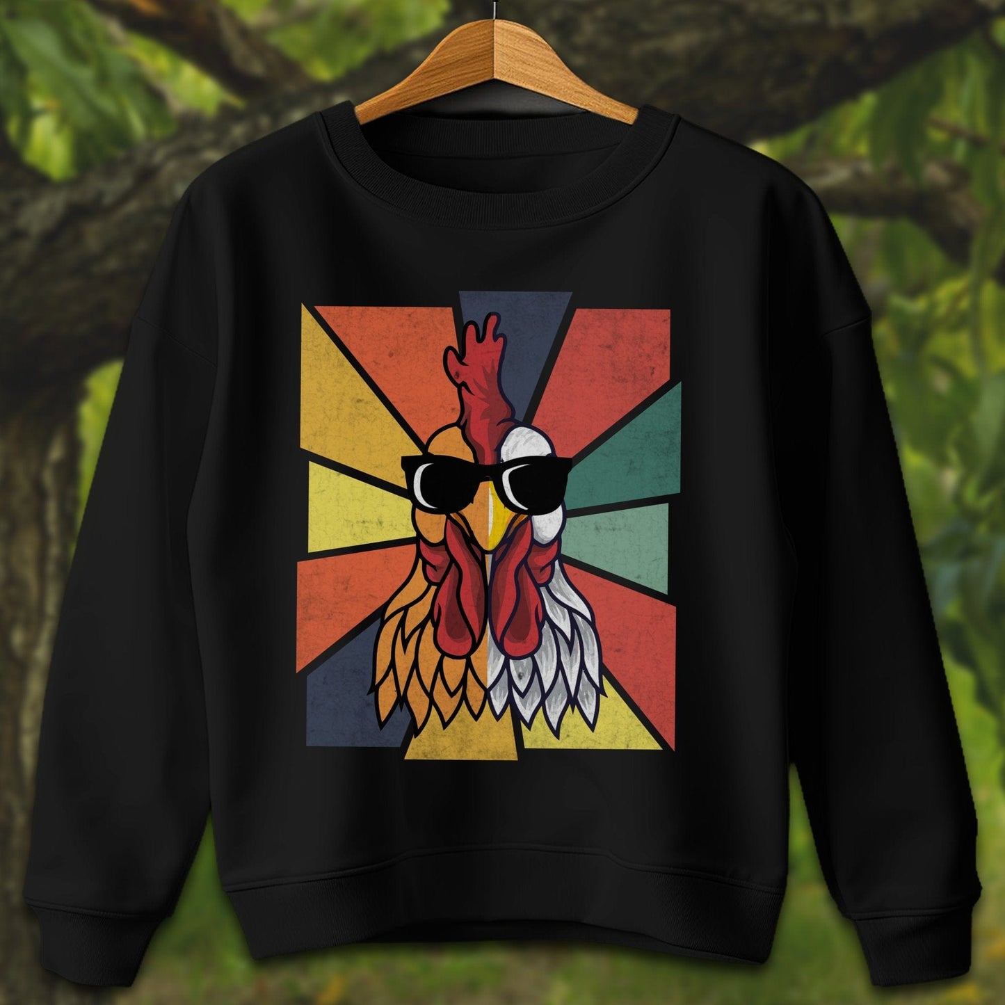 Youth Shirts Sweatshirt Youth / XS / Black Cool Rooster - Youth Shirt