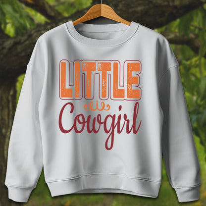 Youth Shirts Sweatshirt Youth / XS / Sport Grey Little Cowgirl - Youth Shirt