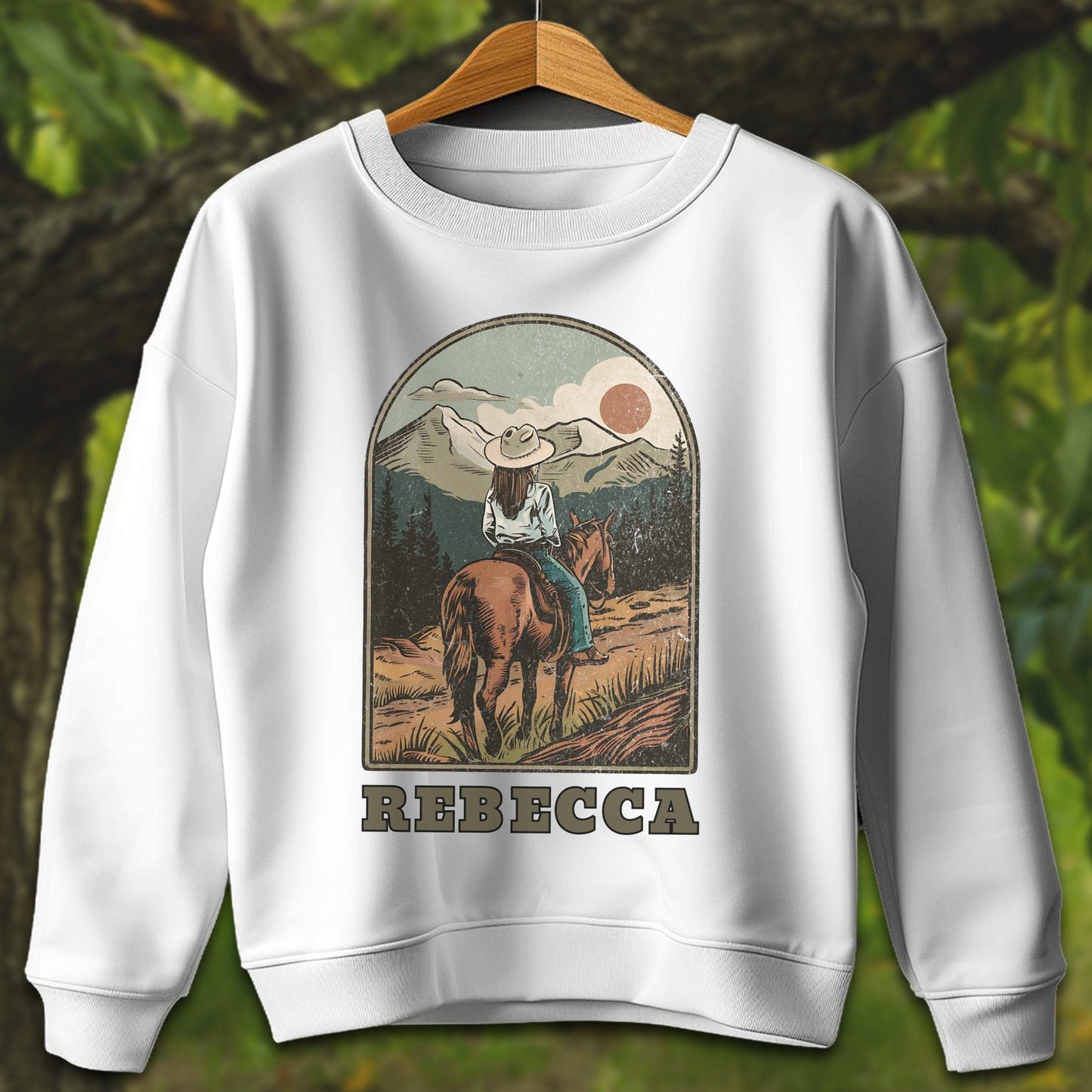 Youth Shirts Sweatshirt Youth / XS / White Personalized Horseback Adventure - Youth Shirt