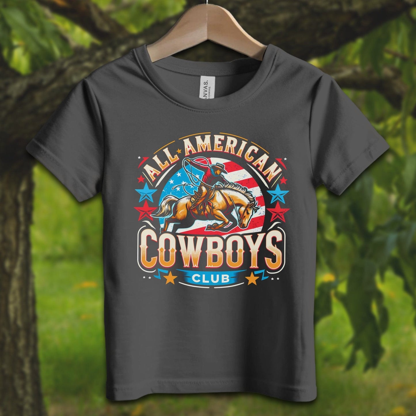 Youth Shirts T-Shirt Toddler / 2T / Asphalt All American Cowboys Club - Youth Shirt