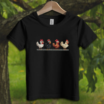 Youth Shirts T-Shirt Toddler / 2T / Black Funny Chicken - Youth Shirt