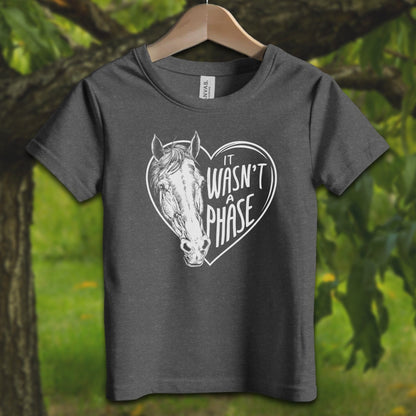 Youth Shirts T-Shirt Toddler / 2T / Dark Grey Heather It Wasn't a Phase - Youth Shirt