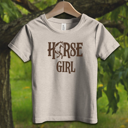 Youth Shirts T-Shirt Toddler / 2T / Heather Dust Horse Girl - Youth Shirt