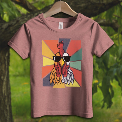 Youth Shirts T-Shirt Toddler / 2T / Heather Mauve Cool Rooster - Youth Shirt