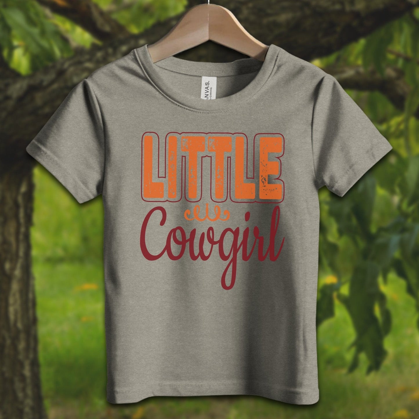 Youth Shirts T-Shirt Toddler / 2T / Heather Stone Little Cowgirl - Youth Shirt