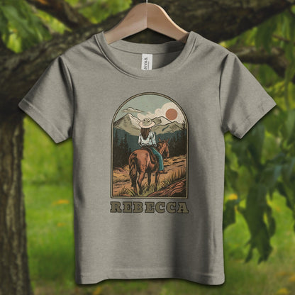 Youth Shirts T-Shirt Toddler / 2T / Heather Stone Personalized Horseback Adventure - Youth Shirt