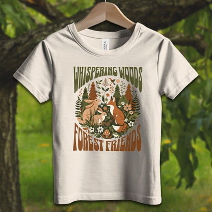 Youth Shirts T-Shirt Toddler / 2T / Natural Whispering Woods Forest Friends - Youth Shirt