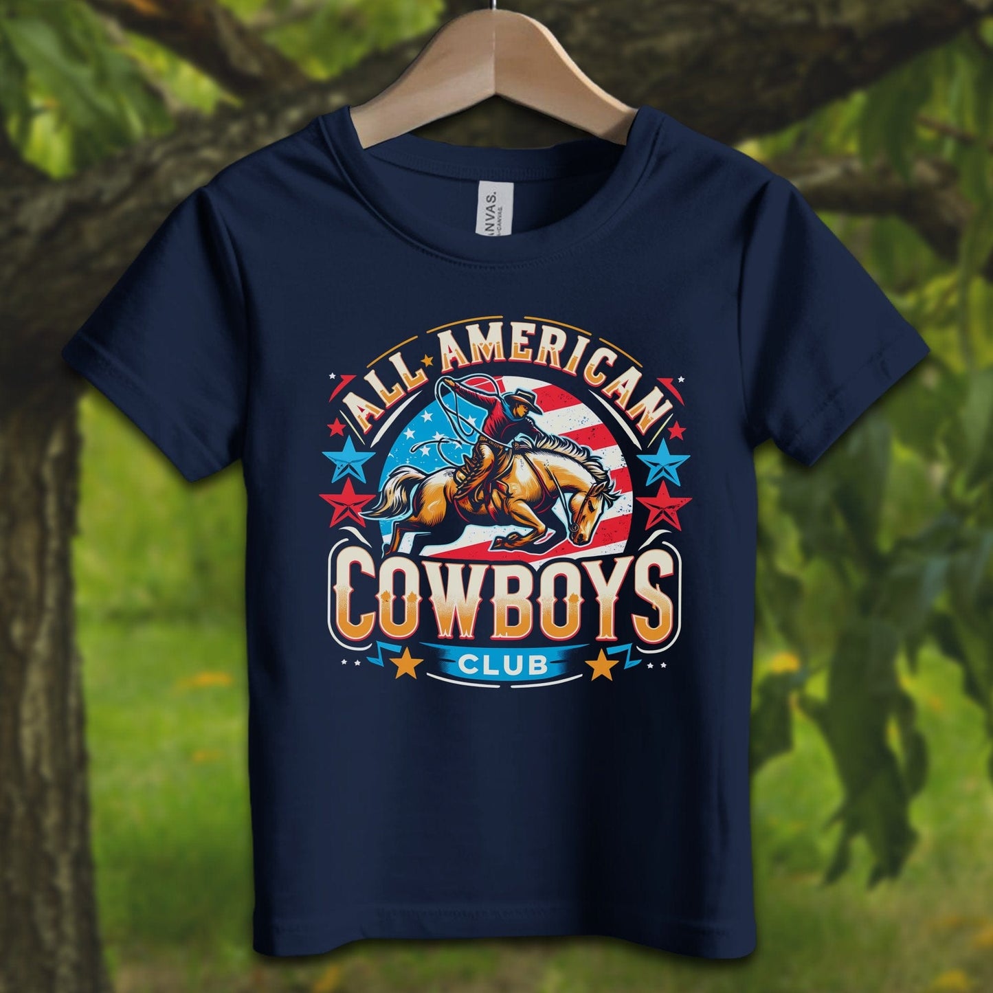 Youth Shirts T-Shirt Toddler / 2T / Navy All American Cowboys Club - Youth Shirt