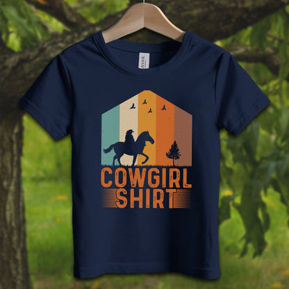 Youth Shirts T-Shirt Toddler / 2T / Navy Cowgirl - Youth Shirt