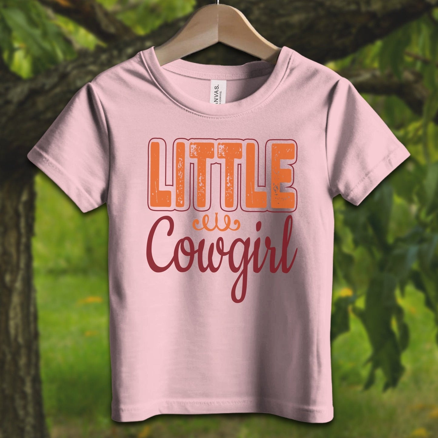 Youth Shirts T-Shirt Toddler / 2T / Pink Little Cowgirl - Youth Shirt