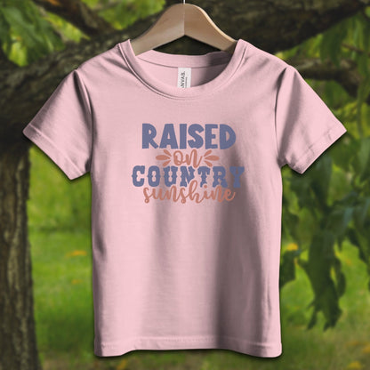 Youth Shirts T-Shirt Toddler / 2T / Pink Raised on Country Sunshine - Youth Shirt