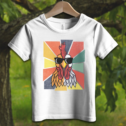 Youth Shirts T-Shirt Toddler / 2T / White Cool Rooster - Youth Shirt