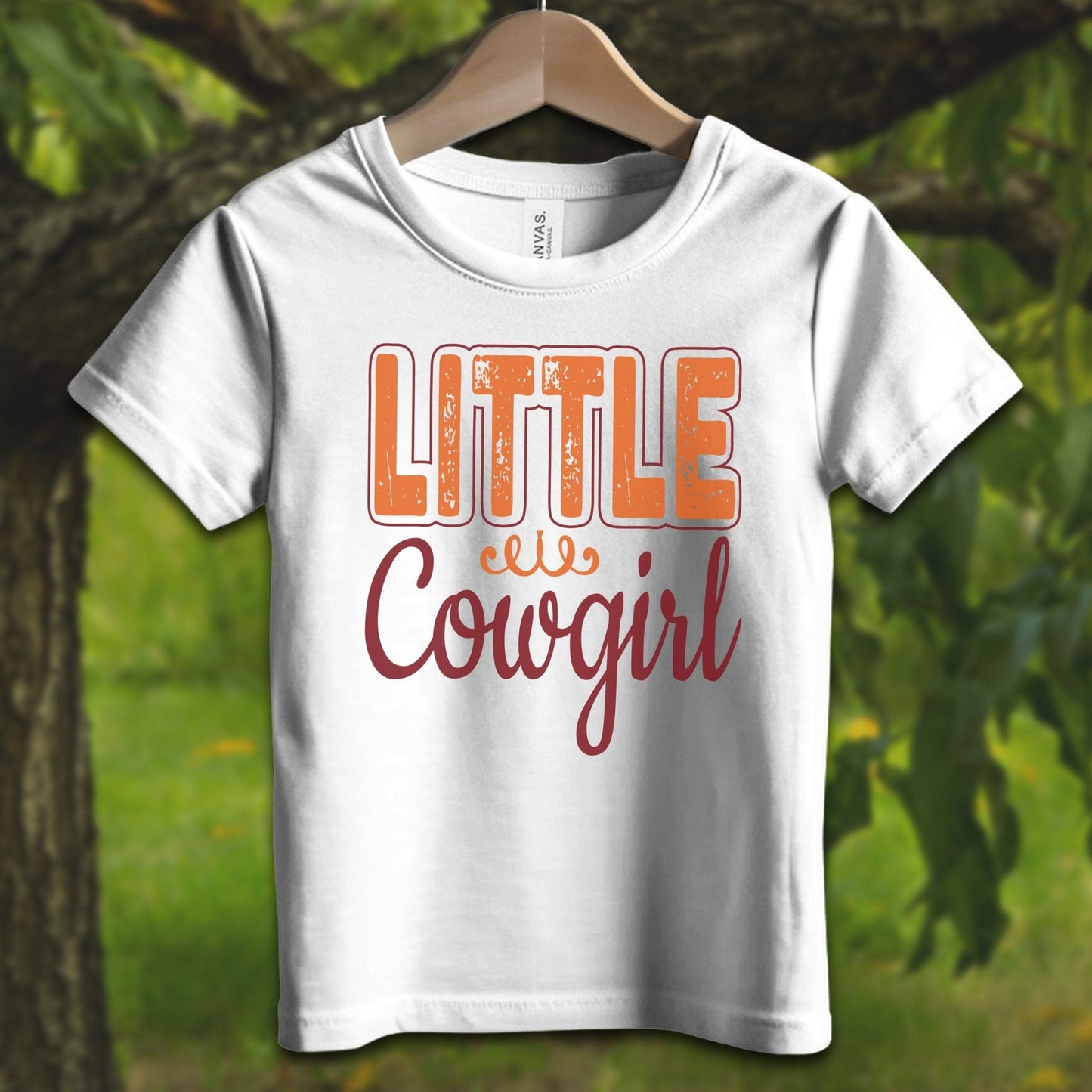 Youth Shirts T-Shirt Toddler / 2T / White Little Cowgirl - Youth Shirt