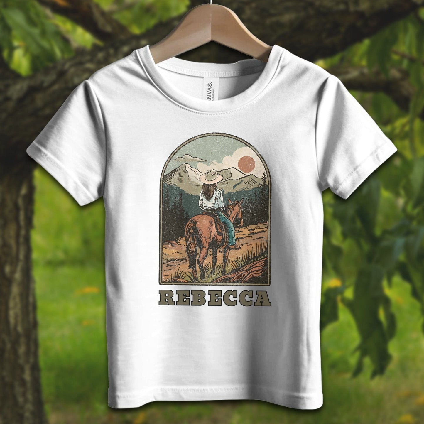 Youth Shirts T-Shirt Toddler / 2T / White Personalized Horseback Adventure - Youth Shirt