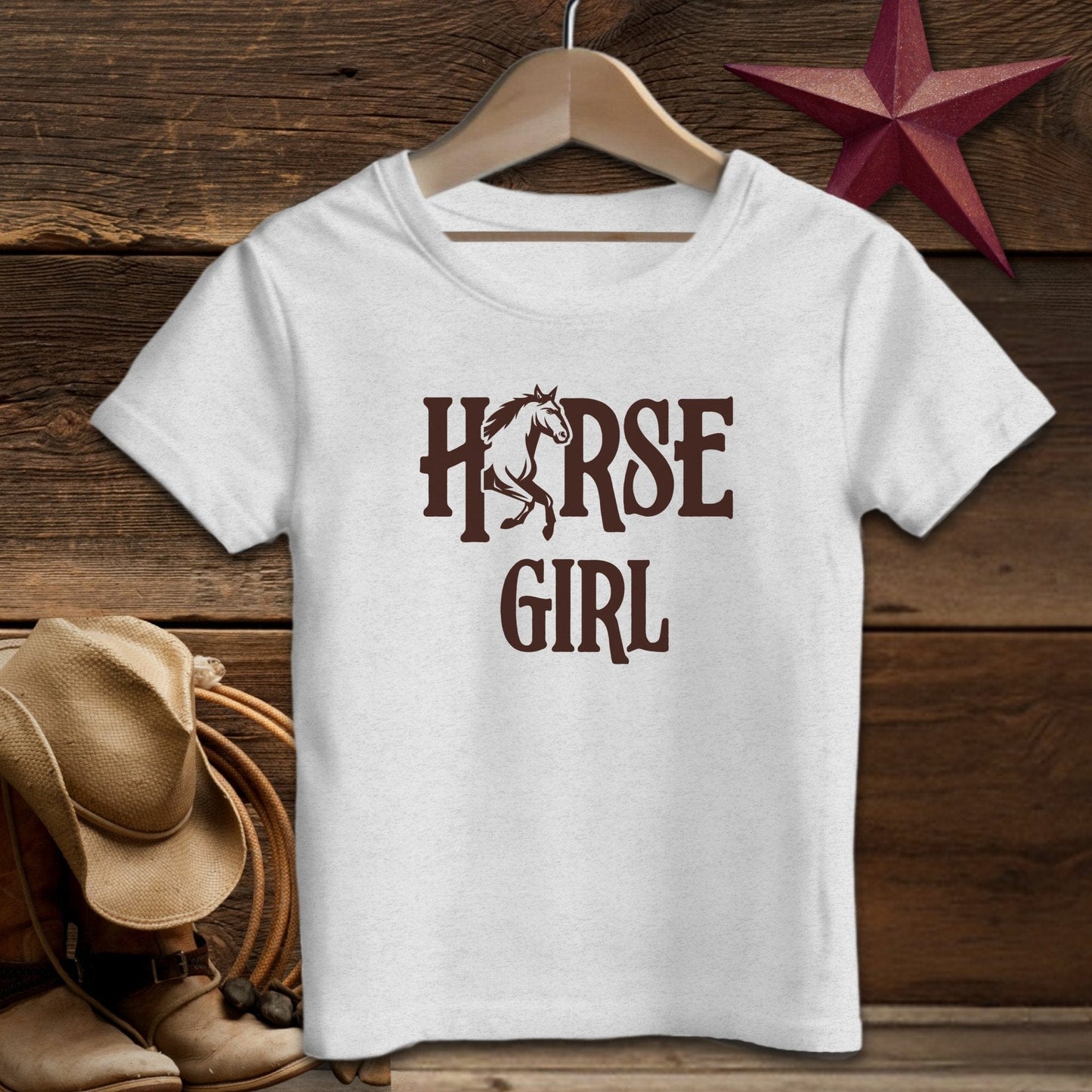 Youth Shirts T-Shirt Toddler / Athletic Heather / 2T Horse Girl - Toddler Shirt