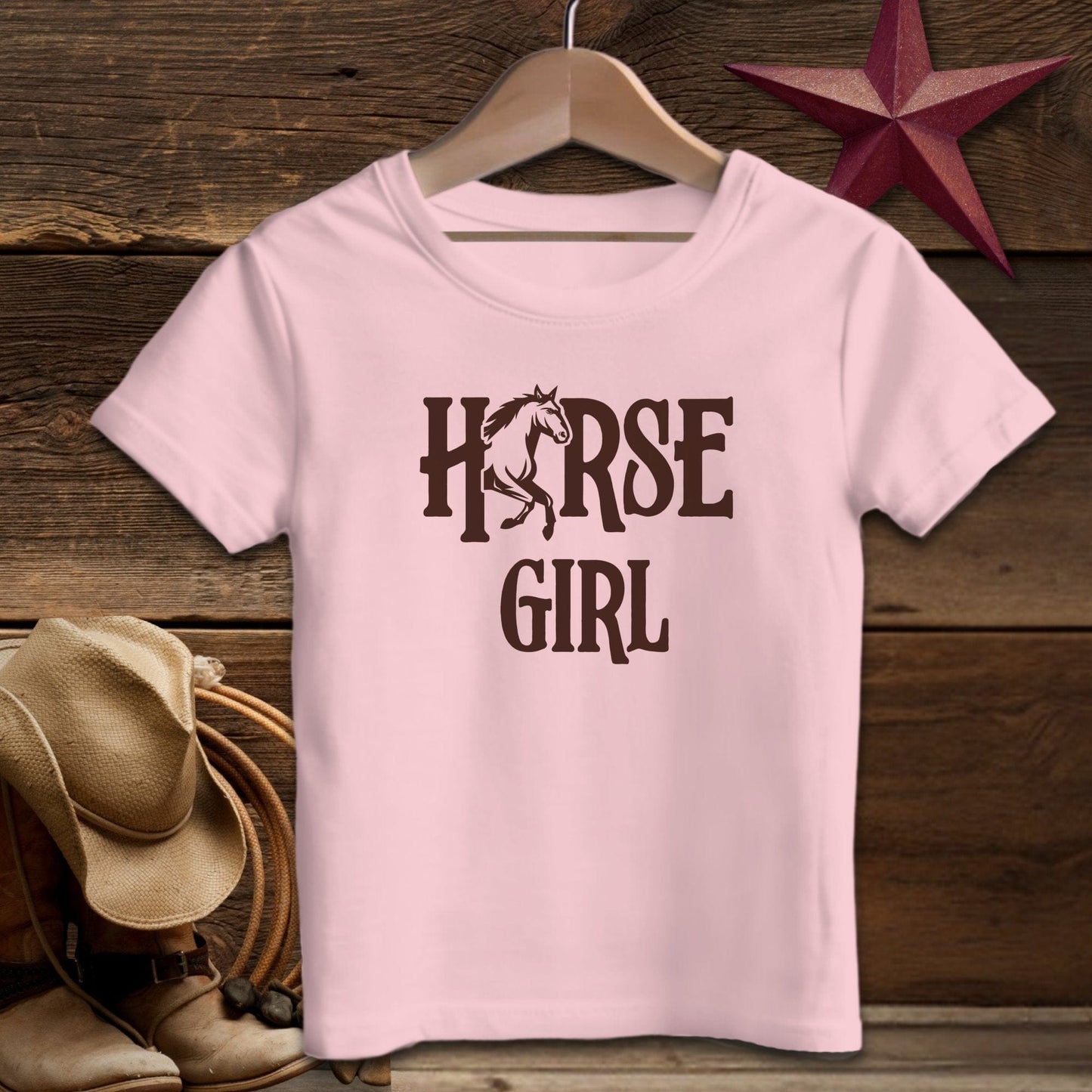 Youth Shirts T-Shirt Toddler / Pink / 2T Horse Girl - Toddler Shirt