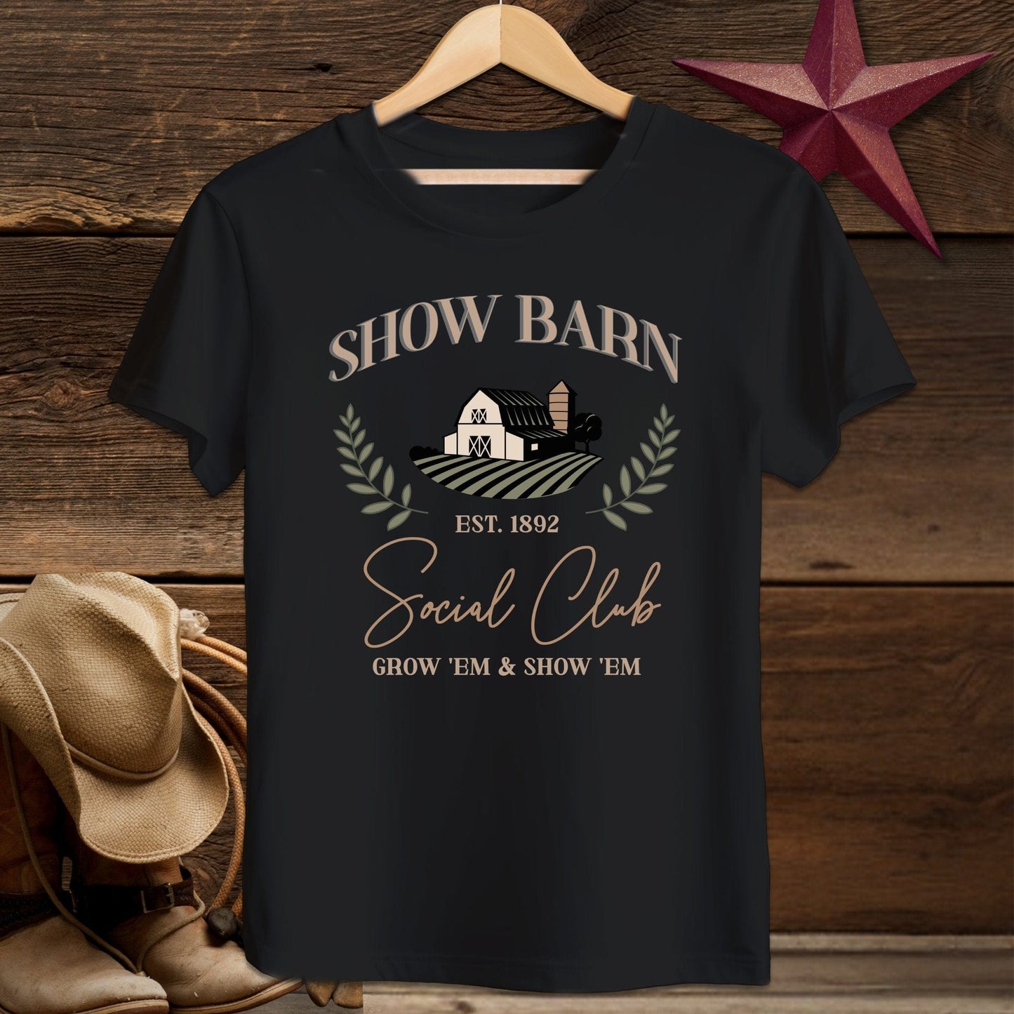 Youth Shirts T-Shirt Youth / Black / S Show Barn Social Club - Youth Shirt