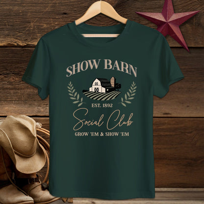 Youth Shirts T-Shirt Youth / Forest / S Show Barn Social Club - Youth Shirt