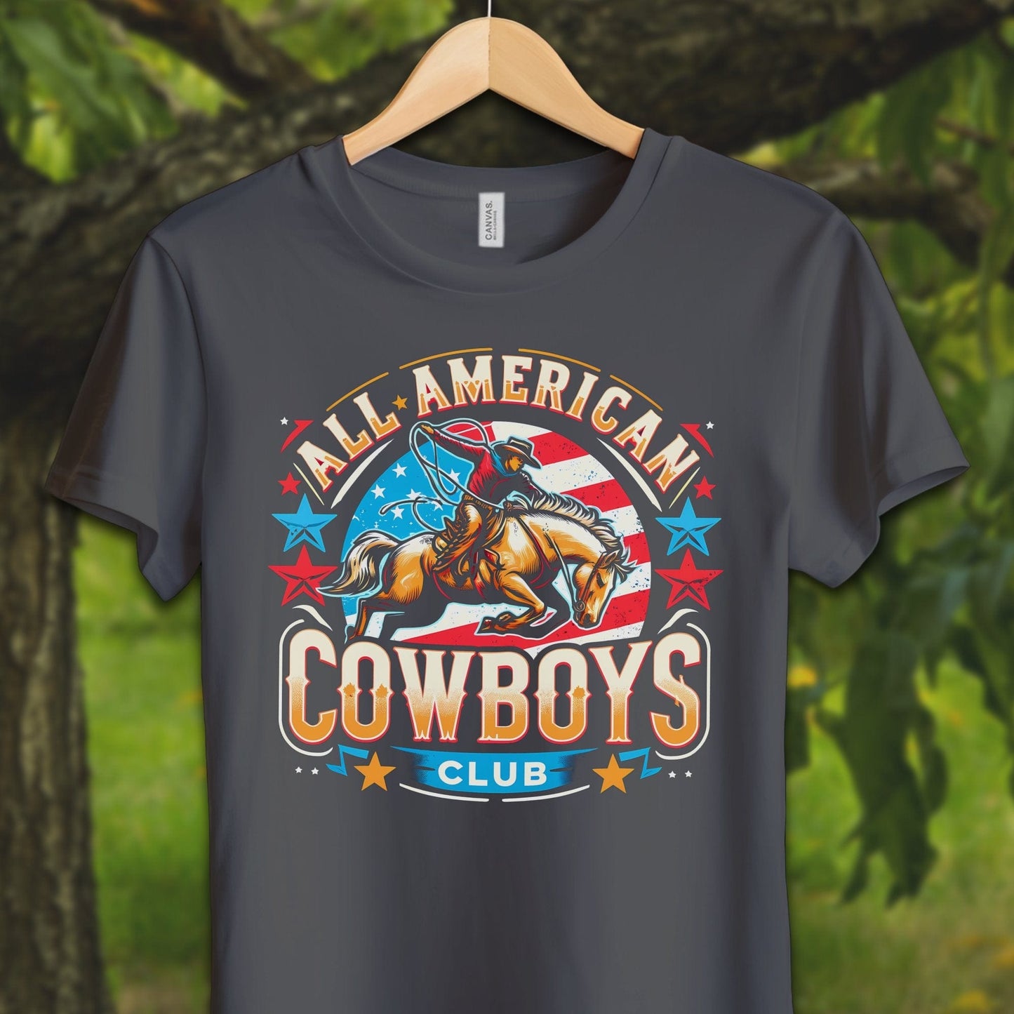 Youth Shirts T-Shirt Youth / S / Asphalt All American Cowboys Club - Youth Shirt