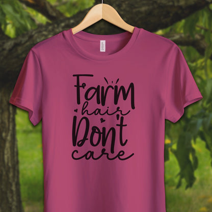 Youth Shirts T-Shirt Youth / S / Berry Farm Hair Don't Care - Youth Shirt