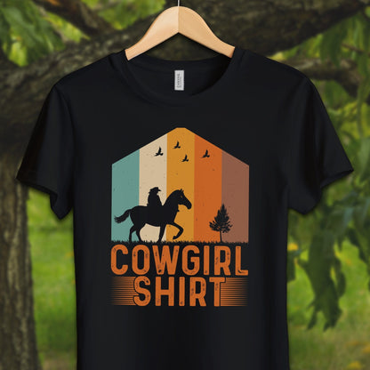 Youth Shirts T-Shirt Youth / S / Black Cowgirl - Youth Shirt